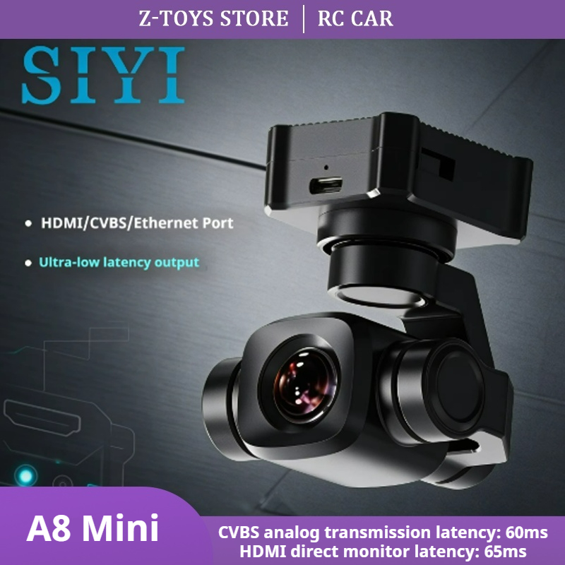 Drone Camera 4K - SIYI A8 ミニ 4K ズーム ジンバルカメラ。暗視機能付きで、ドローンによる空撮に最適なアクセサリー。