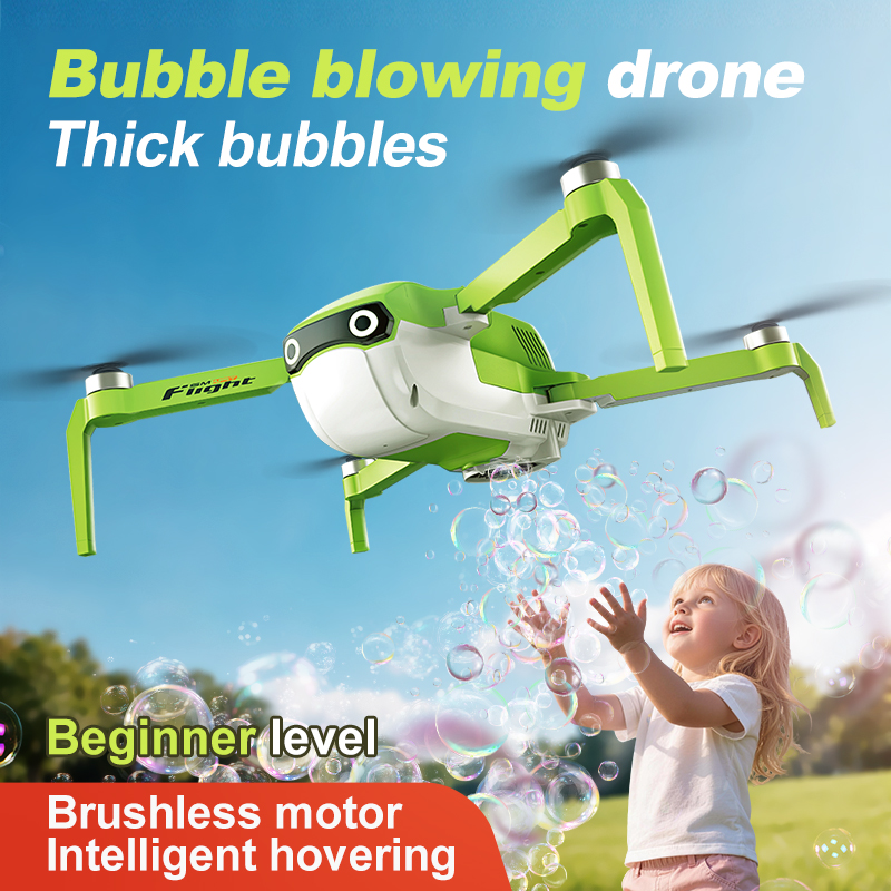Drone Camera Mount - 新しいM8sバブルRCドローン 2.4GHz 6軸クアッドコプター バブルマシン 子供向け屋外遊び用機器