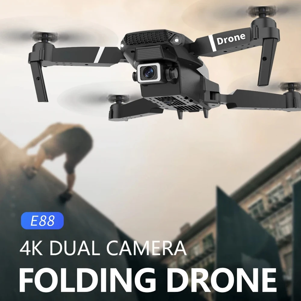 Drone Camera Wide Angle - プロフェッショナルドローン E88 4K 広角 HD 1080P