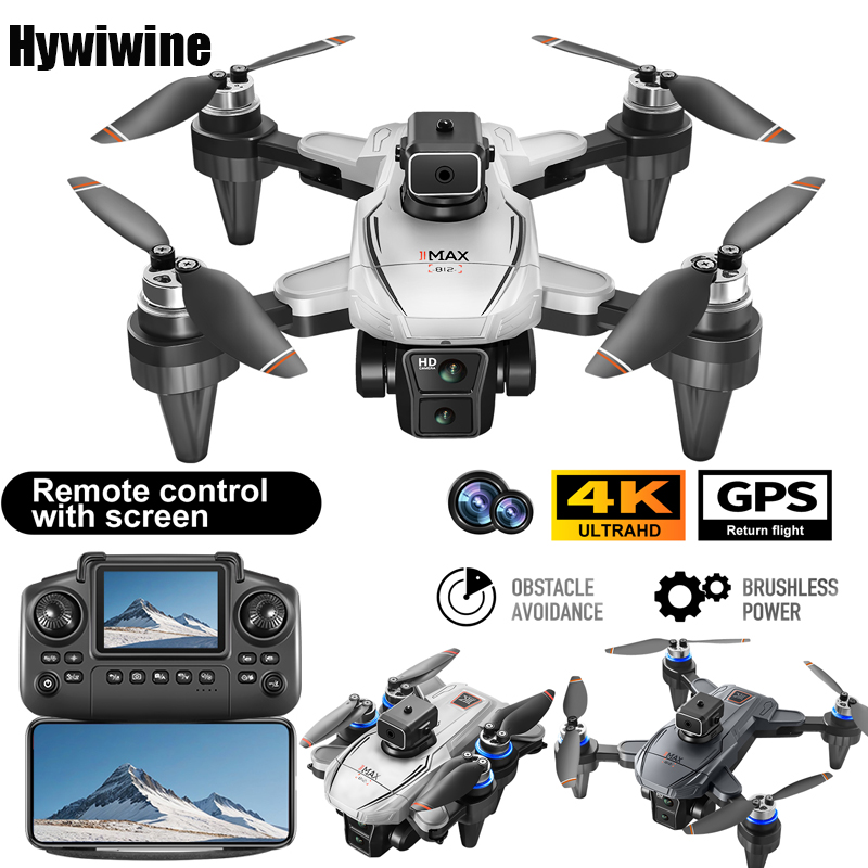 Drone Camera Mount - GPS RC ドローン スクリーン付き 4K プロフェッショナル