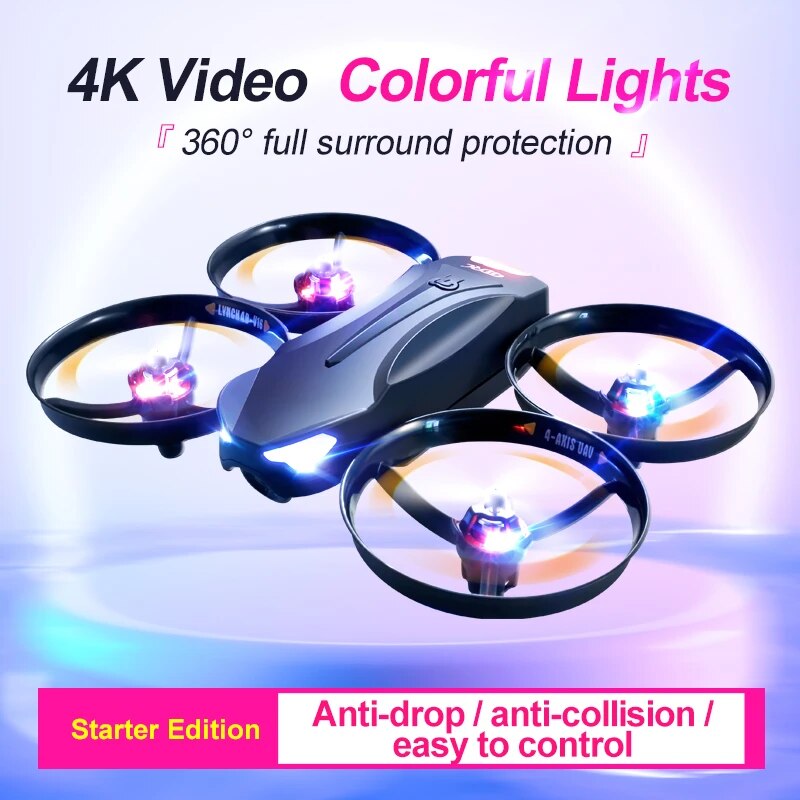 Drone Camera Wide Angle - 広角カメラ付きv16ドローンhd 4k 1080p wifi fpvドローン高さ保持プロのrcクワッドコプタードロン子供用おもちゃギフト