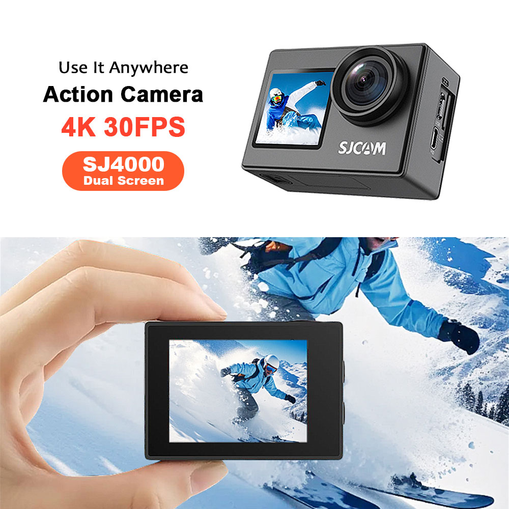 Drone Camera Action - SJCAM SJ4000 4K/30 fps アクションカメラ 30M防水