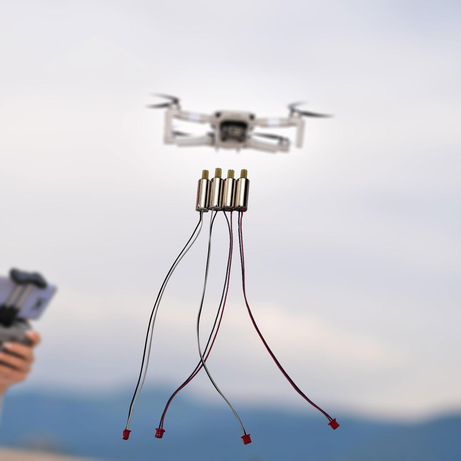 Drone Camera Hd - 4個入りRCドローンモーターコンポーネント、E88Pro、E88、DIY用RCドローンスペアパーツ