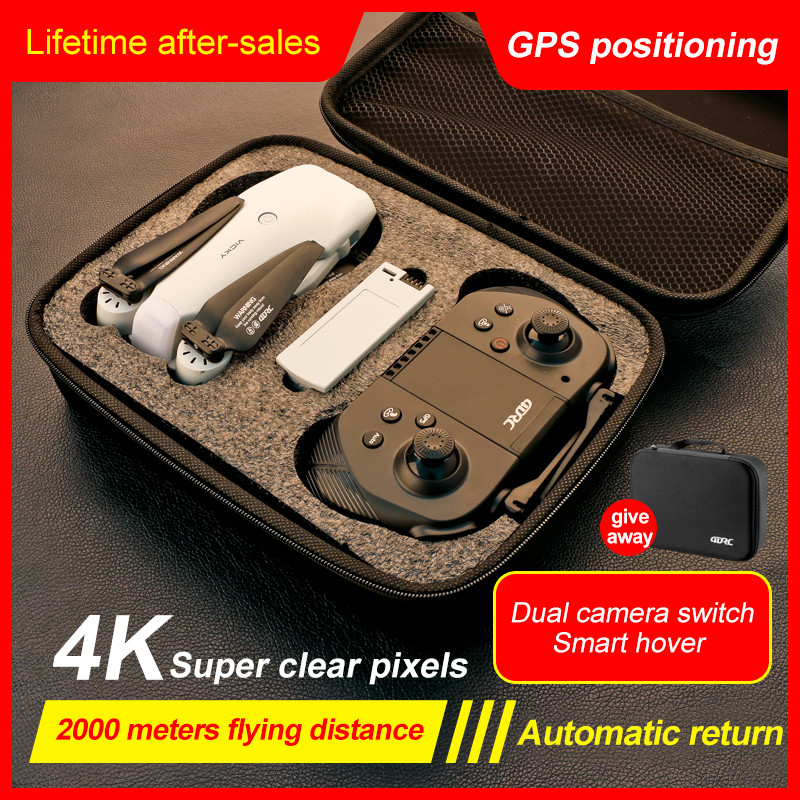 2021 新しい 4K HD デュアルカメラ GPS/無 G - Drone Camera Wide Angle のレビューと価格