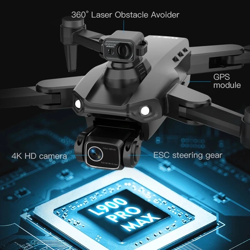 L900 Pro MAX GPS ドローン 4K プロフェッ - Drone Camera 4K のレビューと価格
