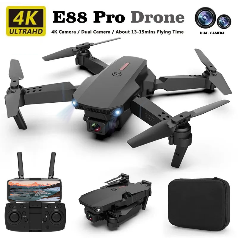E88pro ドローンプロフェッショナル Dron オプティ - Drone Camera Night Vision のレビューと価格