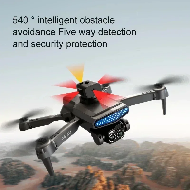 ミニドローン D6 8k プロフェッショナル HD カメラ障 - Drone Camera Night Vision のレビューと価格