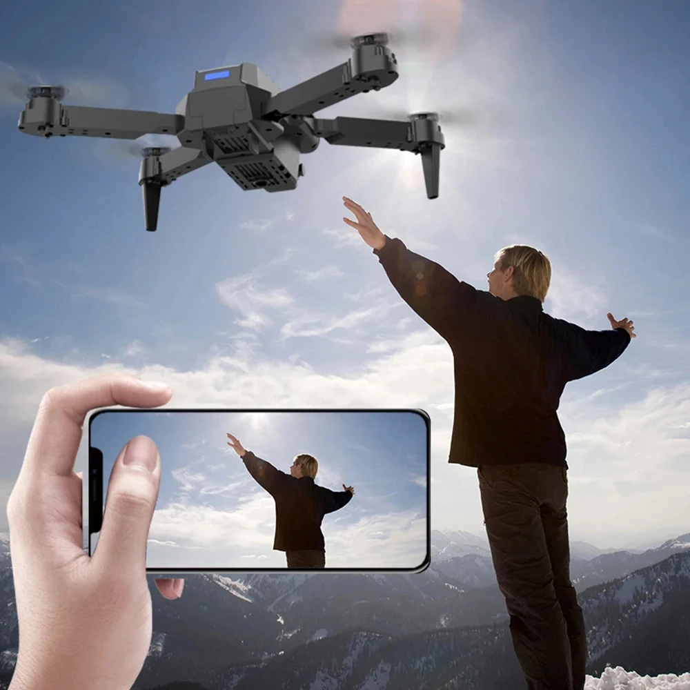 プロフェッショナルドローン E88 4K 広角 HD 108 - Drone Camera Wide Angle のレビューと価格