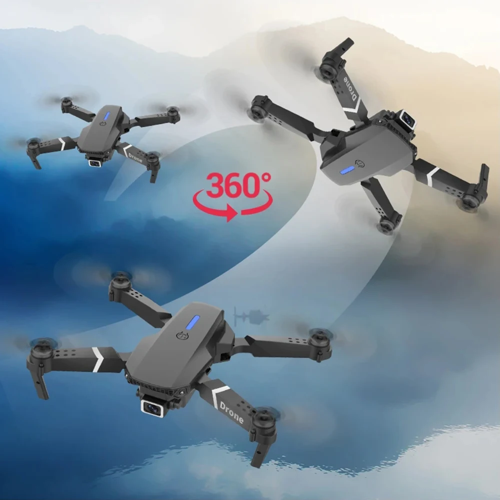 プロフェッショナルドローン E88 4K 広角 HD 108 - Drone Camera Wide Angle のレビューと価格