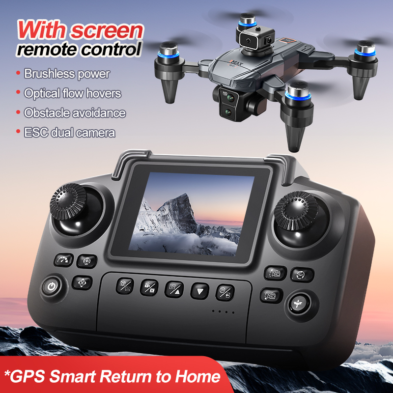 GPS RC ドローン スクリーン付き 4K プロフェッショ - Drone Camera Mount のレビューと価格