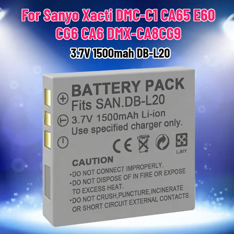 SWZY 3.7V 1500mAh DB-L20バッテリー。 - Drone Camera Action のレビューと価格