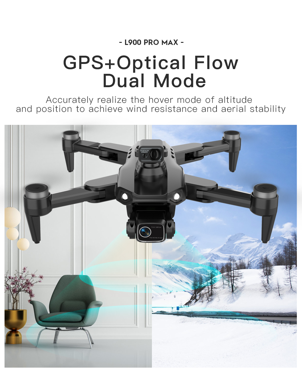 LYZRC L900 PRO MAX レーザー障害物回避 G - Drone Camera Night Vision のレビューと価格