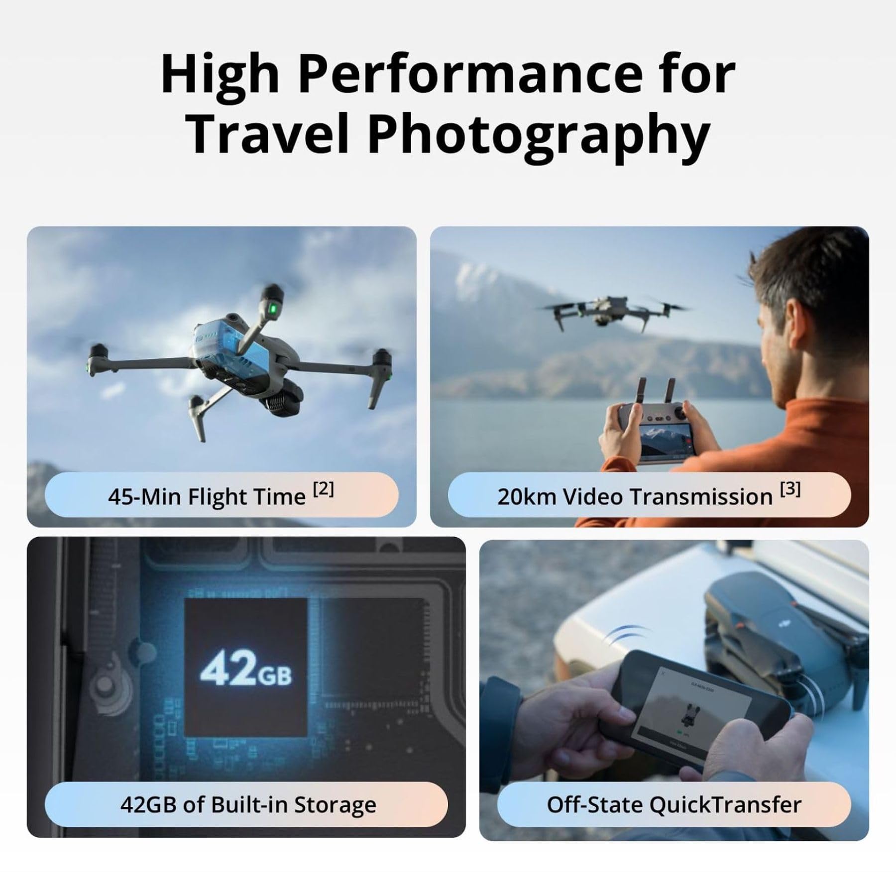 DJI Air 3S：カメラ搭載ドローン。4Kプロフェッショ - Drone Camera Wide Angle のレビューと価格